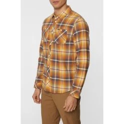 O'NEILL Young Men's Whittaker Long-Sleeve Flannel Shirt -trucker hat shop 2081760 103 alt4