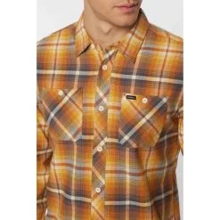 O'NEILL Young Men's Whittaker Long-Sleeve Flannel Shirt -trucker hat shop 2081760 103 alt5