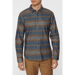 O'NEILL Young Men's Caruso Long-Sleeve Shirt -trucker hat shop 2081761 402 alt2