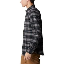 COLUMBIA Men’s Cornell Woods Flannel Long-Sleeve Shirt -trucker hat shop 2081984 001 alt2