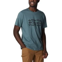 COLUMBIA Men's Rockaway River Short-Sleeve Graphic Tee -trucker hat shop 2082002 003 alt3