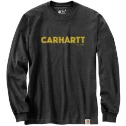 CARHARTT Men's Loose Fit Heavyweight Long-Sleeve Graphic Tee