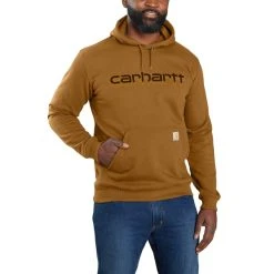 CARHARTT Men's Rain Defender Loose Fit Midweight Graphic Sweatshirt -trucker hat shop 2082441 201 alt1