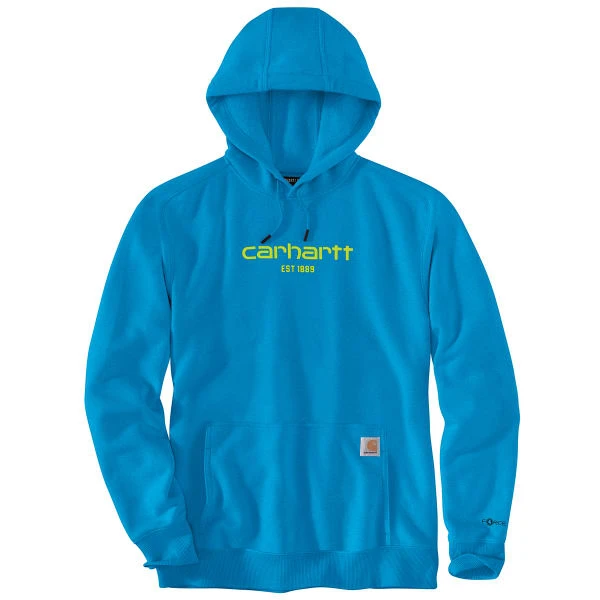 CARHARTT Men's Force Relaxed Fit Lightweight Sweatshirt Hoodie 3 CARHARTT Men's Force Relaxed Fit Lightweight Sweatshirt Hoodie