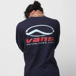 VANS Guys' Chromatic Long-Sleeve Tee -trucker hat shop 2082520 402 alt2