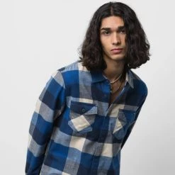 VANS Guys' Box Flannel Buttondown Shirt -trucker hat shop 2082523 405 alt2