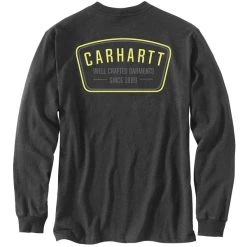 Alternative view of CARHARTT Men's Relaxed Fit Heavyweight Long-Sleeve Pocket Tee