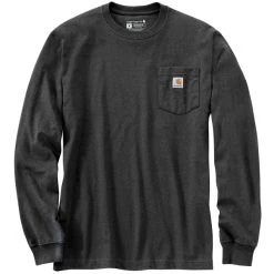 CARHARTT Men's Relaxed Fit Heavyweight Long-Sleeve Pocket Tee