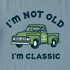 LIFE IS GOOD Men's I'm Classic Crusher Short-Sleeve Tee -trucker hat shop 2082601 401 alt1