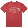 LIFE IS GOOD Men's Classic Crusher-Lite Short-Sleeve Tee -trucker hat shop 2082604 603 main