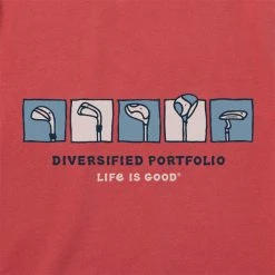 LIFE IS GOOD Men's Diversified Portfolio Golf Short-Sleeve Tee -trucker hat shop 2082605 603 alt1