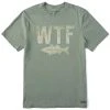 LIFE IS GOOD Men's WTF Short-Sleeve Tee