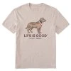 LIFE IS GOOD Men's Stay True Dog Short-Sleeve Crusher Tee -trucker hat shop 2082610 207 main