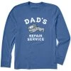 LIFE IS GOOD Men's Dad's Repair Service Long-Sleeve Crusher Tee -trucker hat shop 2082618 408 main