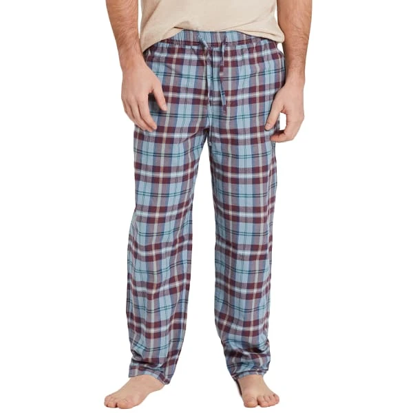 LIFE IS GOOD Men's Smoky Blue Plaid Classic Sleep Pants 3 LIFE IS GOOD Men's Smoky Blue Plaid Classic Sleep Pants