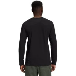 THE NORTH FACE Men’s Long-Sleeve Terry Crew -trucker hat shop 2082740 001 alt1