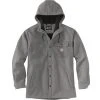 CARHARTT Men's Rain Defender Relaxed Fit Heavyweight Hooded Shirt Jacket 1 CARHARTT Men's Rain Defender Relaxed Fit Heavyweight Hooded Shirt Jacket -trucker hat shop 2082826 004 main