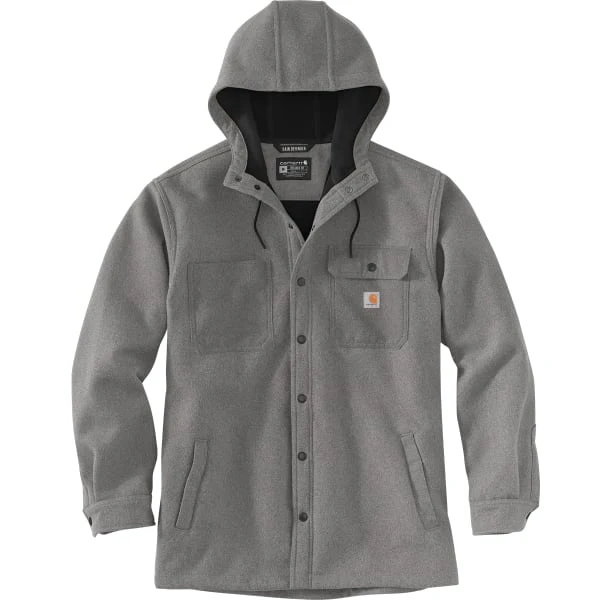 CARHARTT Men's Rain Defender Relaxed Fit Heavyweight Hooded Shirt Jacket 3 CARHARTT Men's Rain Defender Relaxed Fit Heavyweight Hooded Shirt Jacket