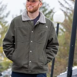 Eastern Mountain Sports EMS Men's Berkshires Twilight Lined Shirt Jacket -trucker hat shop 2082829 303 alt6