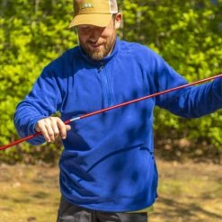 Eastern Mountain Sports EMS Men's Micro Fleece 1/4-Zip Pullover -trucker hat shop 2082863 402 alt5