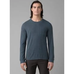PRANA Men's Cardiff Long-Sleeve Pocket Tee -trucker hat shop 2083096 402 alt1