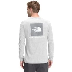 THE NORTH FACE Men’s Box NSE Long-Sleeve Tee -trucker hat shop 2083225 003 alt1