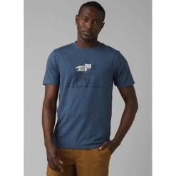PRANA Men's Buck Wild Journeyman 2 Short-Sleeve Tee -trucker hat shop 2083374 402 alt1