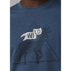 PRANA Men's Buck Wild Journeyman 2 Short-Sleeve Tee -trucker hat shop 2083374 402 alt3