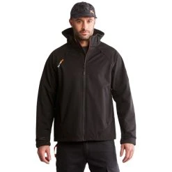 TIMBERLAND PRO Men's Powerzip Hooded Softshell Jacket