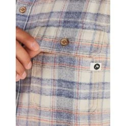 MARMOT Men's Fairfax Heathered Midweight Flannel -trucker hat shop 2083614 205 alt2