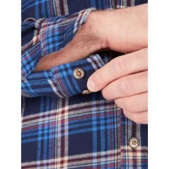 MARMOT Men's Bayview Midweight Flannel -trucker hat shop 2083617 402 alt2