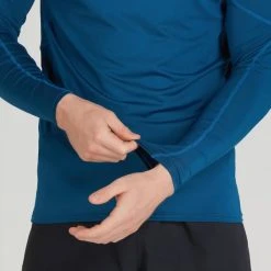 NRS Men's Rashguard Long-Sleeve Shirt -trucker hat shop 2083824 408 alt3