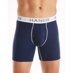 HANES Men's Ultimate Stretch Boxer Briefs, 5-Pack -trucker hat shop 2084160 901 alt1