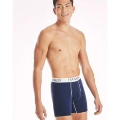 HANES Men's Ultimate Stretch Boxer Briefs, 5-Pack -trucker hat shop 2084160 901 alt4