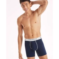 HANES Ultimate Men's Stretch Boxer Brief, 5-Pack Extended Size -trucker hat shop 2084161 901 alt2