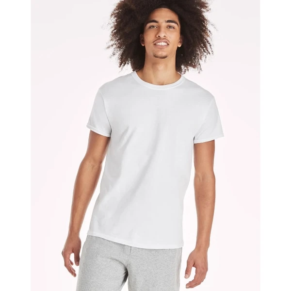 HANES Ultimate Men’s ComfortSoft FreshIQ Crewneck Tees, 6-Pack Extended Size 4 HANES Ultimate Men’s ComfortSoft FreshIQ Crewneck Tees, 6-Pack Extended Size - Image 2
