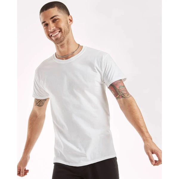 HANES Ultimate Men’s ComfortSoft FreshIQ Crewneck Tees, 6-Pack Extended Size 7 HANES Ultimate Men’s ComfortSoft FreshIQ Crewneck Tees, 6-Pack Extended Size - Image 5