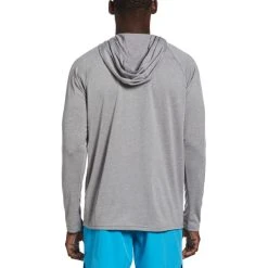 NIKE Men's Long-Sleeve Hooded Hydroguard Swim Shirt -trucker hat shop 2084499 006 alt1