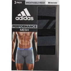 ADIDAS Men's Sport Performance Boxer Briefs, 3 Pack -trucker hat shop 2084984 001 alt7