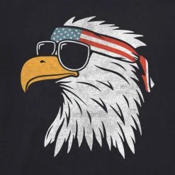 LIFE IS GOOD Men's Patriotic Eagle Crusher Short-Sleeve Tee -trucker hat shop 2085273 001 alt3
