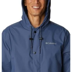 COLUMBIA Men's Cedar Cliff Rain Jacket -trucker hat shop 2085685 402 alt5
