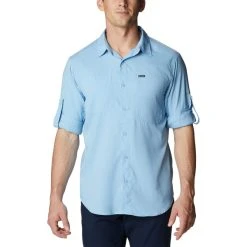 COLUMBIA Men's Silver Ridge Utility Lite Long-Sleeve Shirt -trucker hat shop 2085689 407 alt3