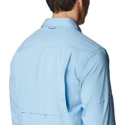 COLUMBIA Men's Silver Ridge Utility Lite Long-Sleeve Shirt -trucker hat shop 2085689 407 alt5