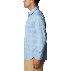 COLUMBIA Men's Silver Ridge Utility Long-Sleeve Shirt -trucker hat shop 2085690 407 alt2