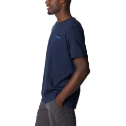 COLUMBIA Men's Rockaway River Graphic Short-Sleeve Tee -trucker hat shop 2085694 402 alt2