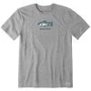 LIFE IS GOOD Men's Good Catch Short-Sleeve Crusher Tee -trucker hat shop 2086090 004 main