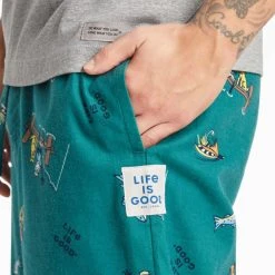 LIFE IS GOOD Men's Jake And Rocket Classic Sleep Pants -trucker hat shop 2086094 308 alt3