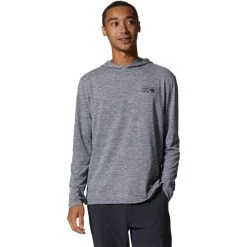 MOUNTAIN HARDWEAR Men's Sunblocker Hoody -trucker hat shop 2086130 004 alt3