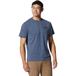 MOUNTAIN HARDWEAR Men's Sunblocker Short-Sleeve Tee -trucker hat shop 2086132 003 alt3
