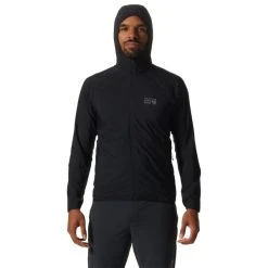 MOUNTAIN HARDWEAR Men's Kor AirShell Hoody -trucker hat shop 2086154 001 alt3